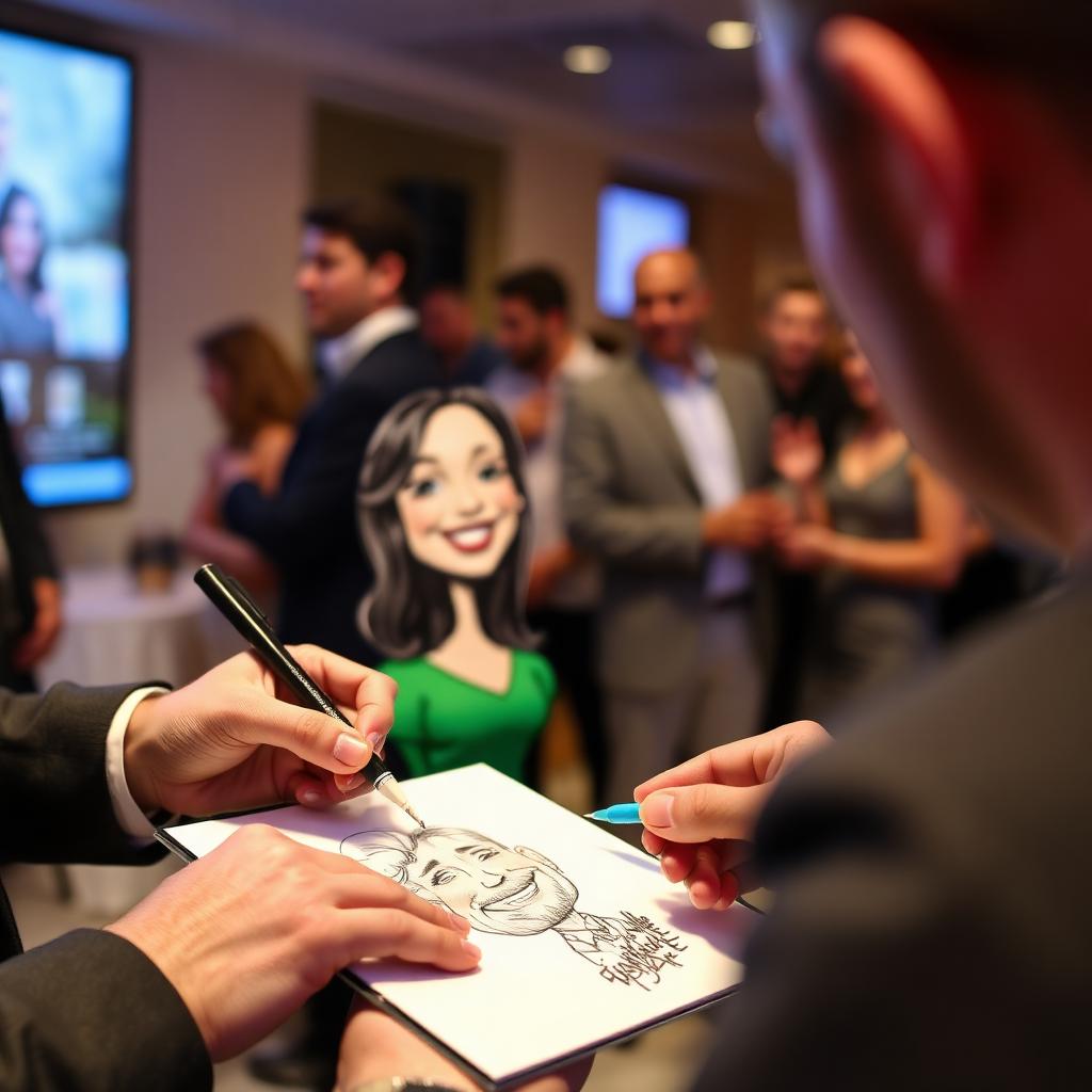 Hire caricature artist for events in Bangkok and Thailand