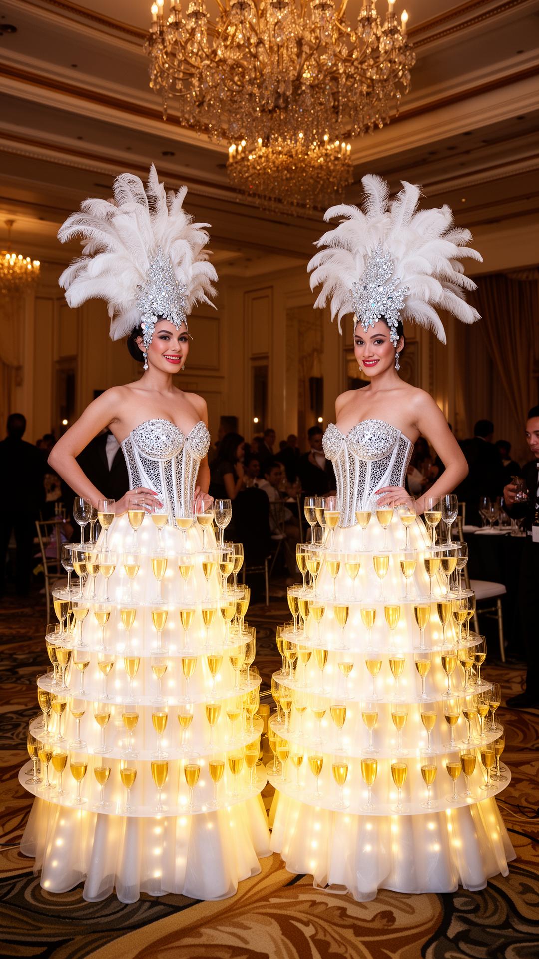 Hire champagne skirt girl for VIP events in Bangkok and Thailand
