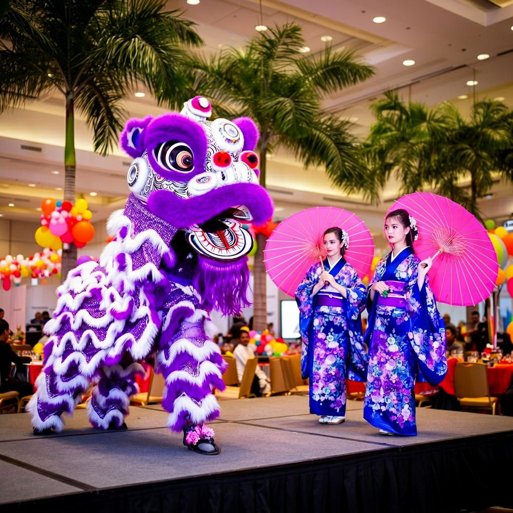 Hire lion dancers for Chinese New Year and events in Bangkok and Thailand