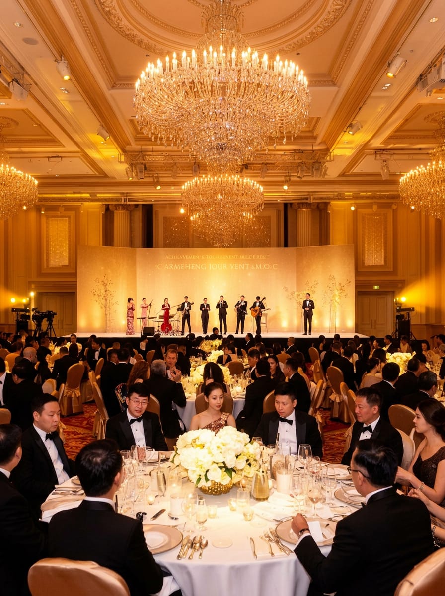 Live entertainment at gala dinner in Bangkok and Thailand