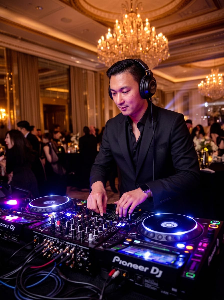 DJ performing at party event in Bangkok and Thailand