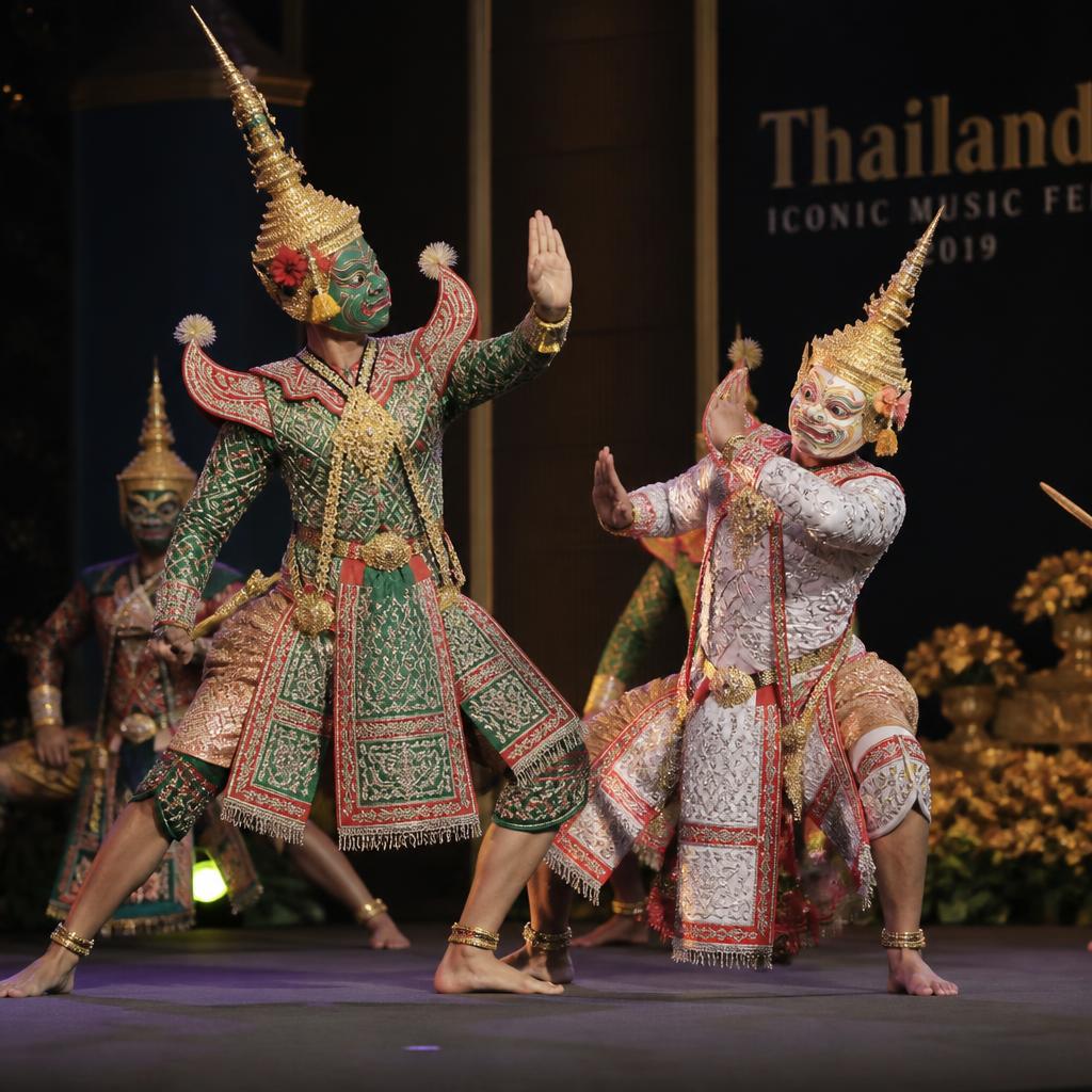 Hire Thai Khon classical dancers for luxury events in Bangkok, Pattaya and Phuket
