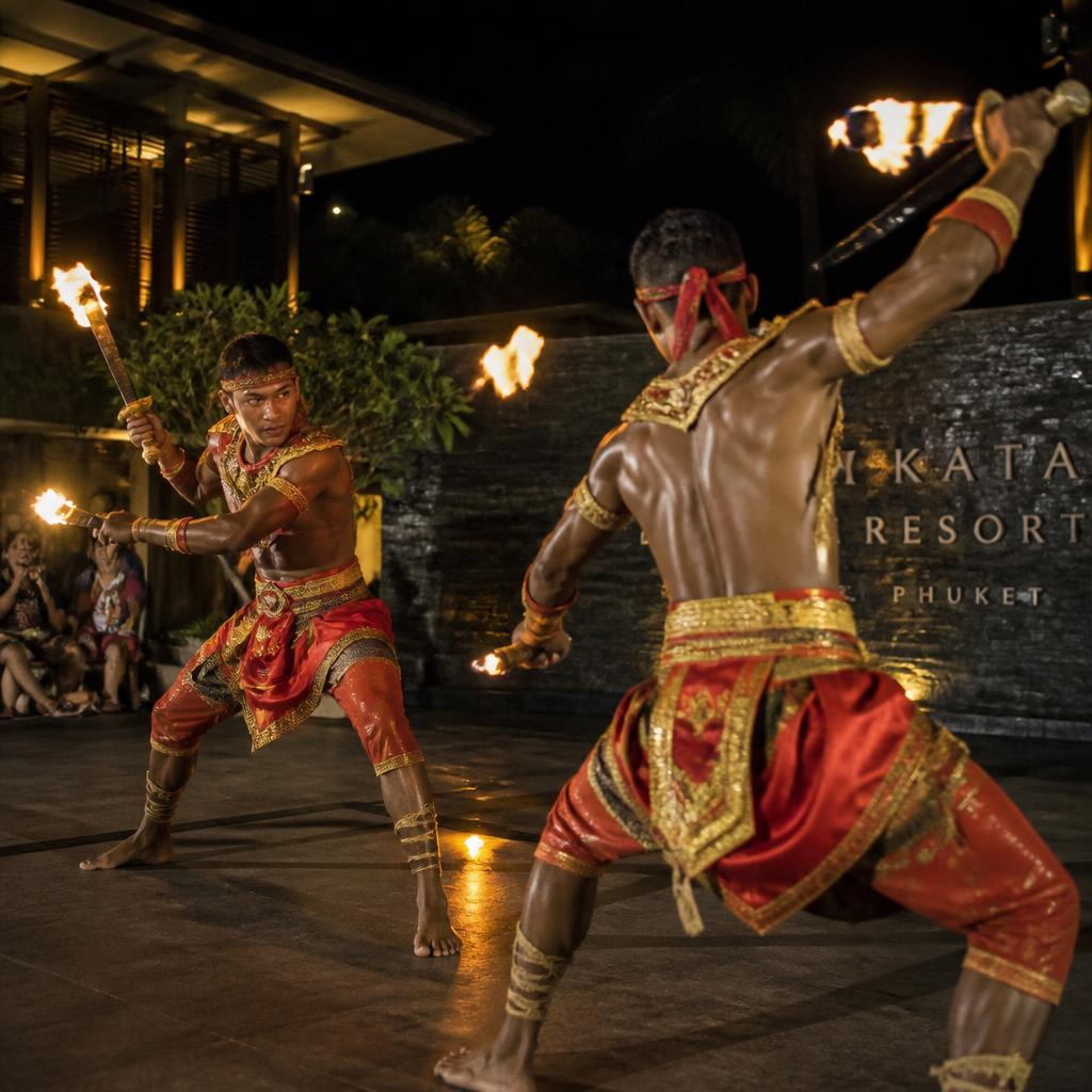 Hire Krabi-Krabong Thai sword and fire performers in Bangkok, Pattaya and Phuket